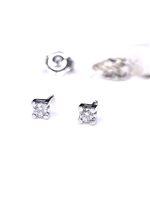 Orecchini Davite & Delucchi Donna in Oro bianco Diamante 0.12 Ct BB S08283 12 - BB S08283 12